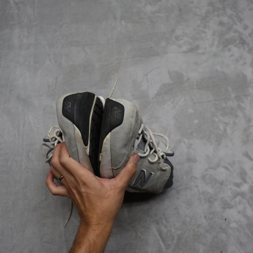 New Balance Mens 13 4E 619 Sneakers Grey Suede Leather Walking Cross Training